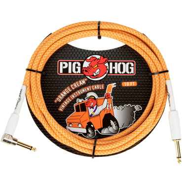 Cable Pig Hog P/ Inst. Plug A Plug L 3.05 Mts Orange Creme, Pch102ocr
